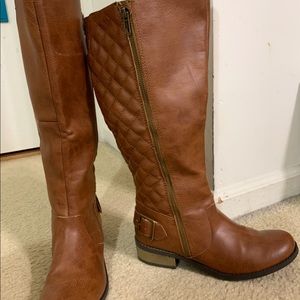 Chestnut knee high boots size 8